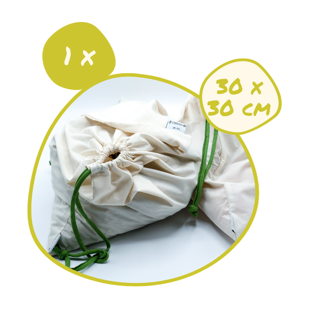 Sac en coton bio Flax&Stitch