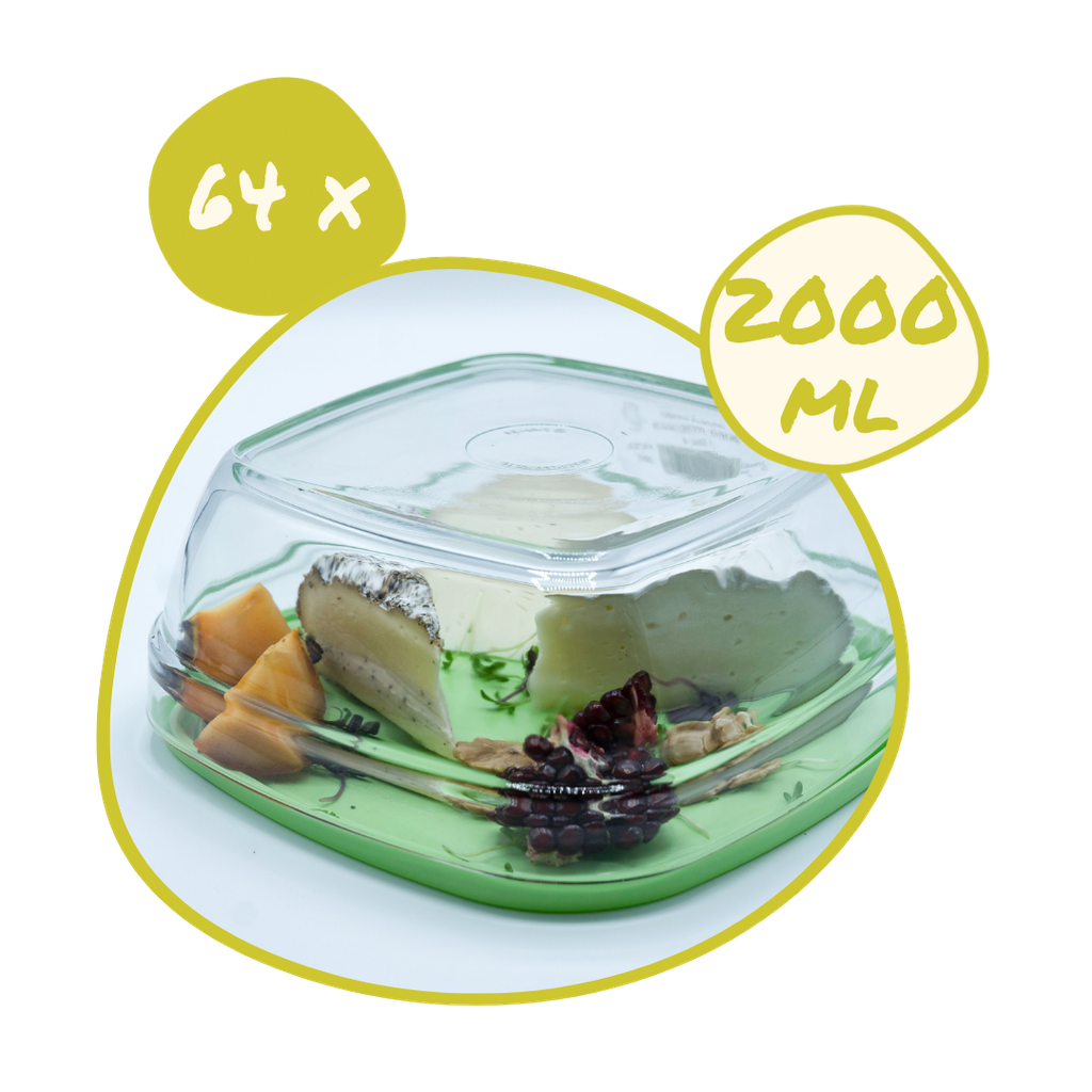 64 * Boîte fraîcheur 2000 ml avec couvercle