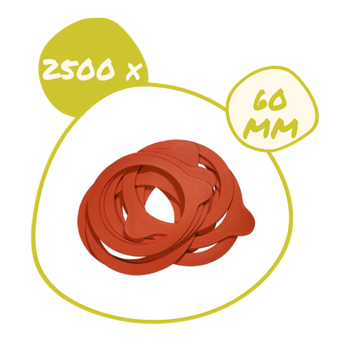 [JOINT-60x2500] 2500 x Joint 60 mm pour Weck