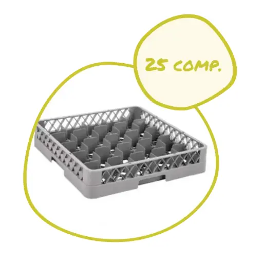 Casier lavable 25 compartiments (déstockage)
