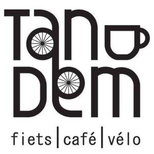 Tandem fiets café vélo